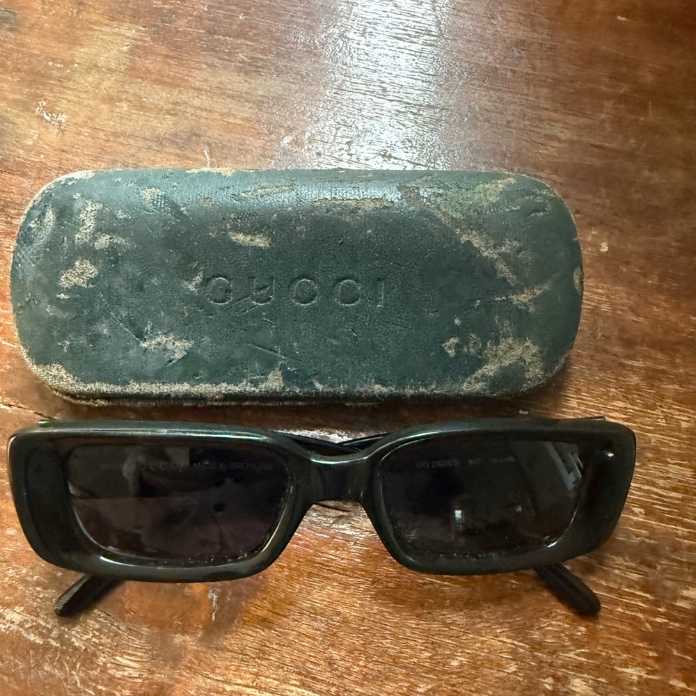Vintage 1990s Gucci Black Designer Eyewear